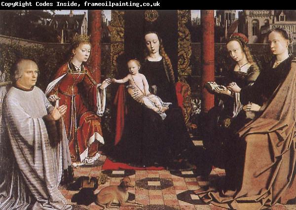Gerard David The Virgin and Child with Saints and Donor